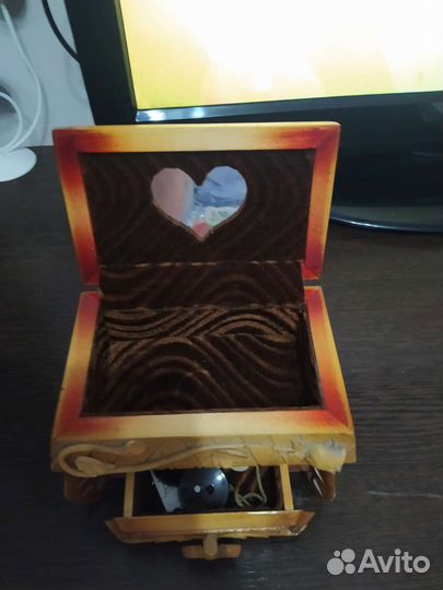 Шкатулка для украшений дерево ручная работа