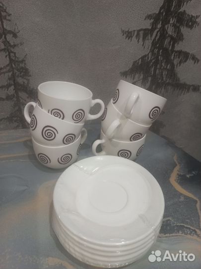 Чашка с блюдцем