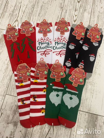 Новогодние носки
