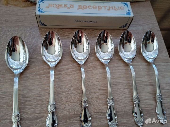 Ложки десертные мельхиор