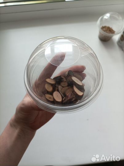 Корм для грызунов и опилки