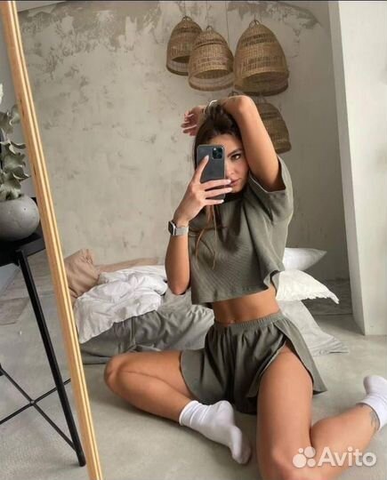 Женская одежда, пижамный костюм