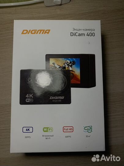 Экшн камера digma dicam 400