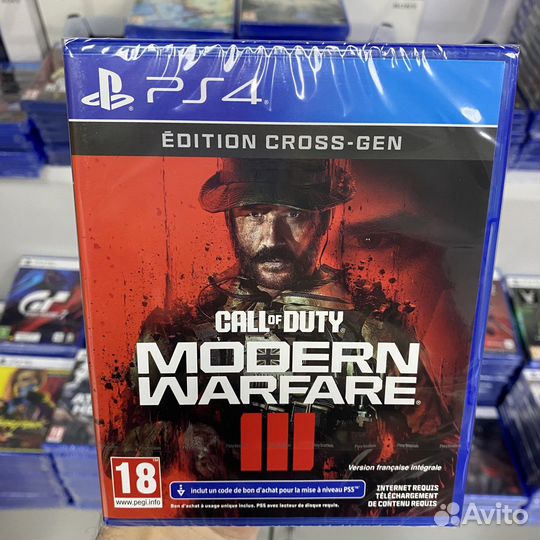 Диски PS4 и PS5 Call of duty Modern Warfare 3 lll