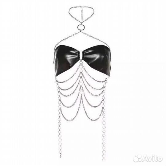 Костюм кожаный женский