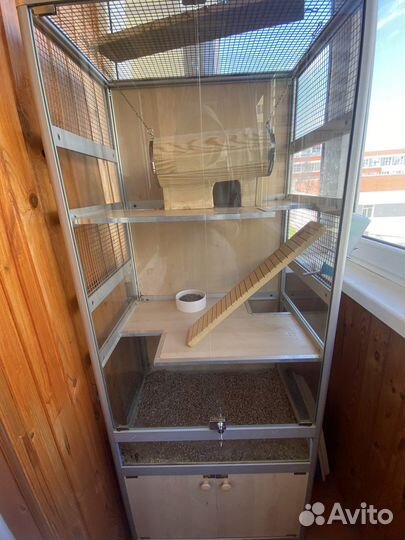 Витрина для шиншилл, дегу, хорьков