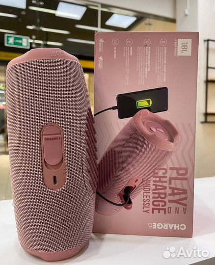 Колонка JBL Charge 5 Pink