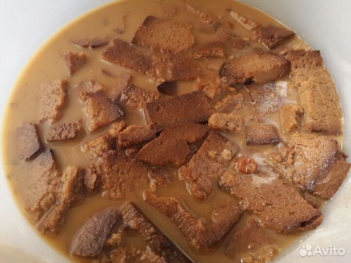 Квас медовый+ Квасная гуща Закваска 8лет Кеф. гриб