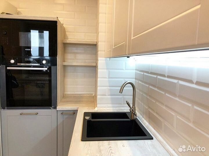 Кухонный гарнитур на заказ. Долговечные материалы