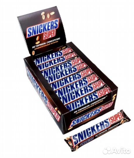 Шоколадные батончики Сникерс