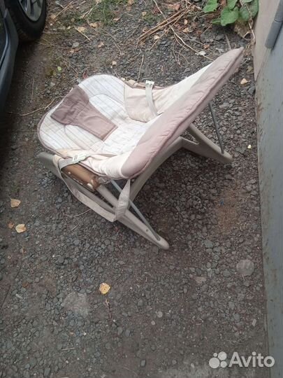 Шезлонг детский с вибрацией и музыкой Jetem