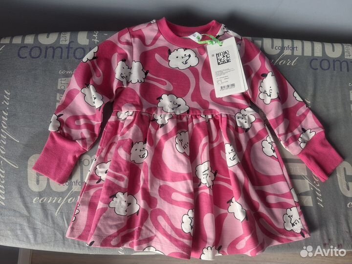 Платье 86 92 sela новое