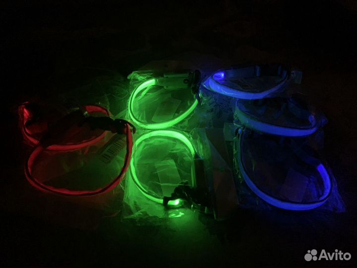 Ошейник для собак светящийся