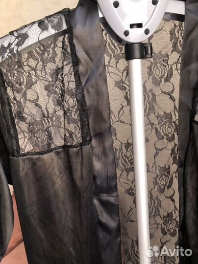 Халат женский шелковый