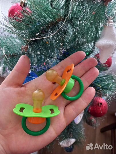 Соски пустышки новые от 0 мес