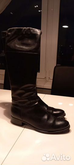 Сапоги женские зимние натуральная кожа 40