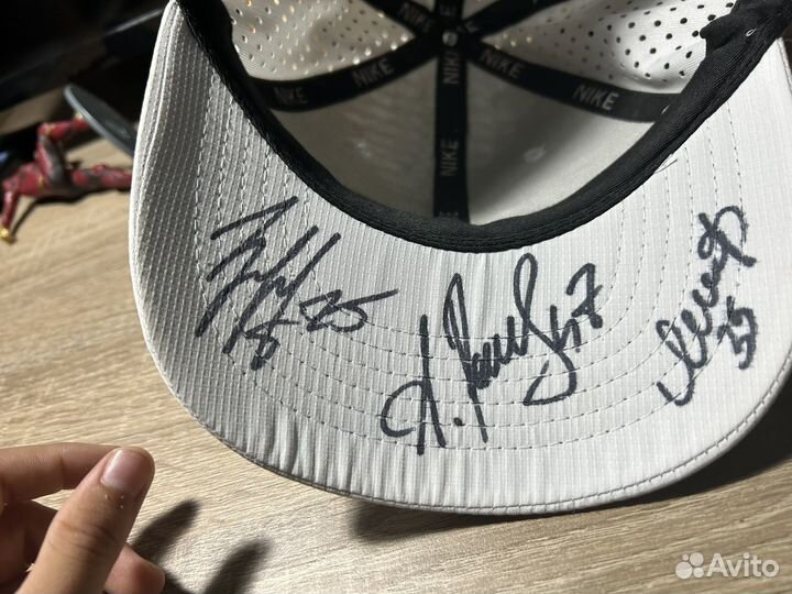 Кепка с росписью овечкина и зарипова