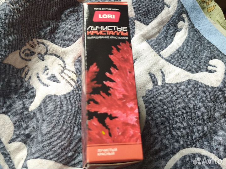 Кристалл красный для выращивания - химия, опыты