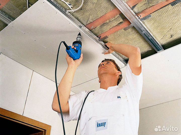 Монтаж гипсокартона, любая сложность, гарантия