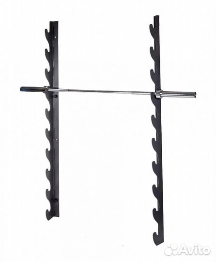 Держатель для 10 олимпийских грифов настенный гори