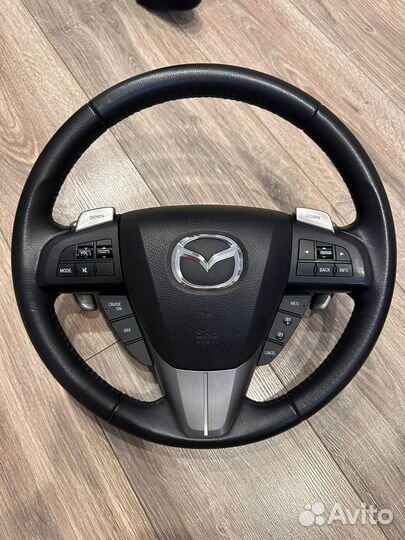 Руль mazda 3 bl максимальной комплектации