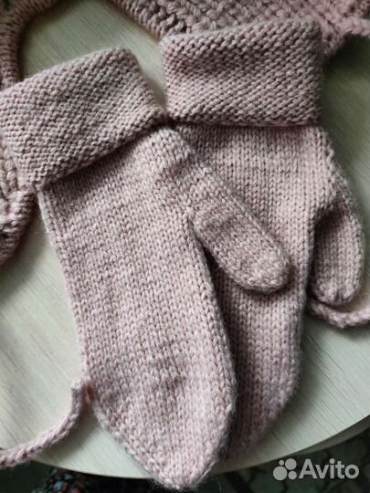 Шапка+варежки