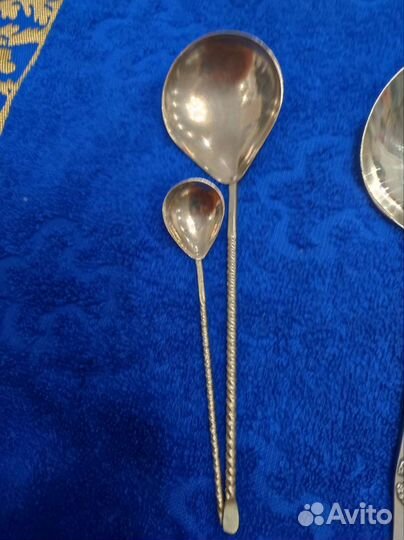 Столовые приборы сервировочные мельхиор