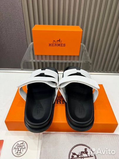 Шлепанцы мужские hermes