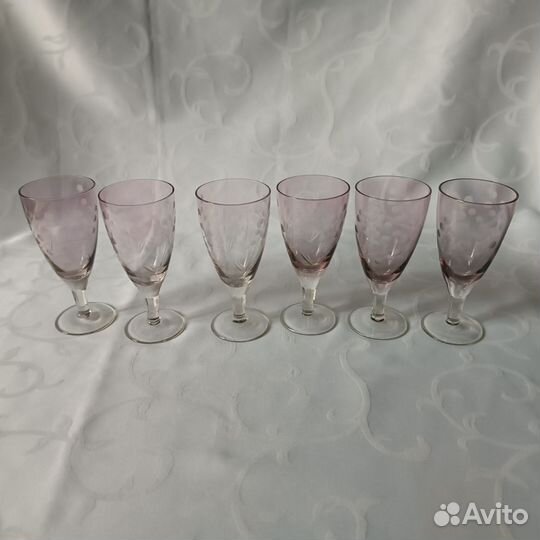 Рюмки, цветное стекло