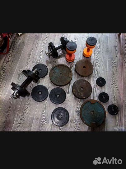 Гантели, блины