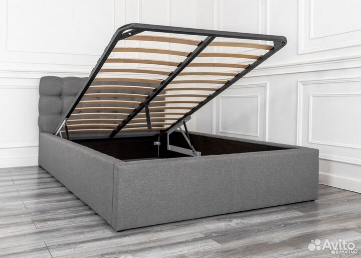 Кровать 120х200 с подъемным механизмом рогожка