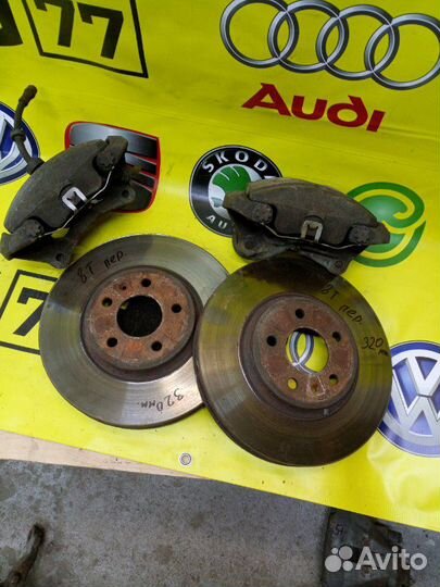 Комплект тормозов передний Audi A5 купе 3.2 cala