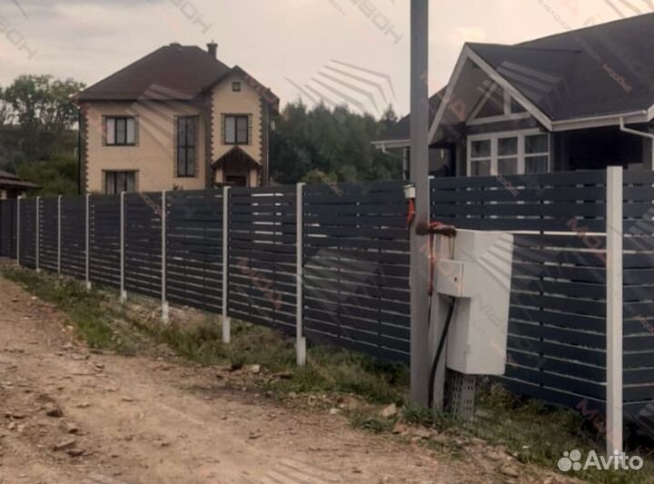 Забор Ранчо из металла