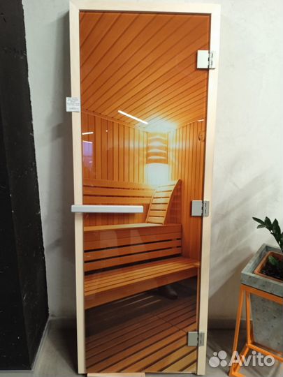 Дверь для сауны стеклянная