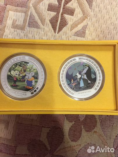 Набор серебряных монет 