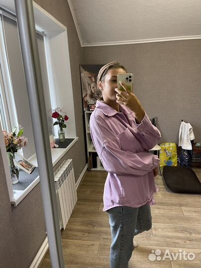 Джинсовая рубашка