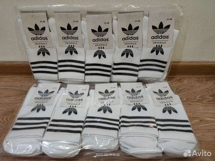 Носки Adidas и Nike высокие