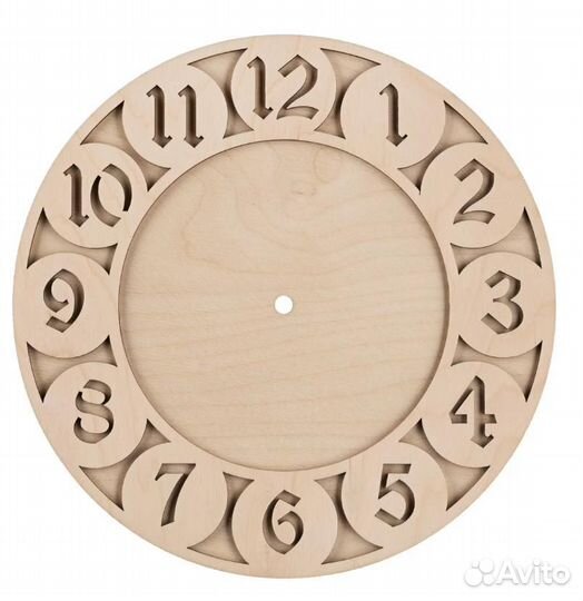 Заготовки часов и цифр для творчества