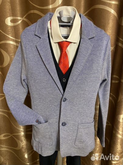 Пиджак на мальчика 164