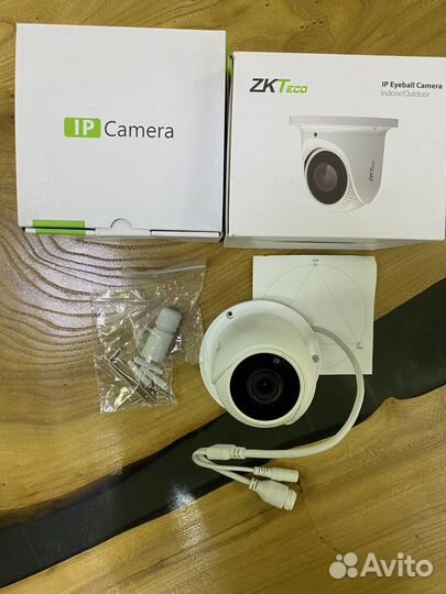 Камера видеонаблюдения 2mp с микрофоном ZKTeco