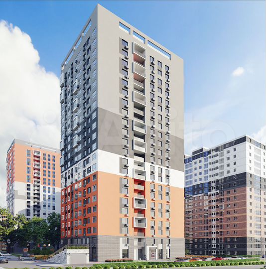 2-к. квартира, 78,4 м², 7/22 эт.