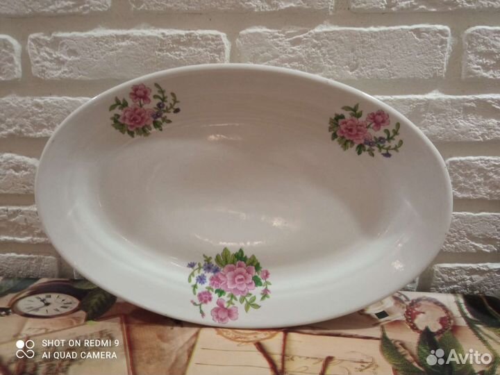 Блюдо/Селедочница Дулево/Вербилки