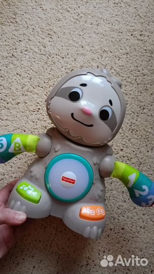 Игрушки fisher price ленивец лось ёжик щенок
