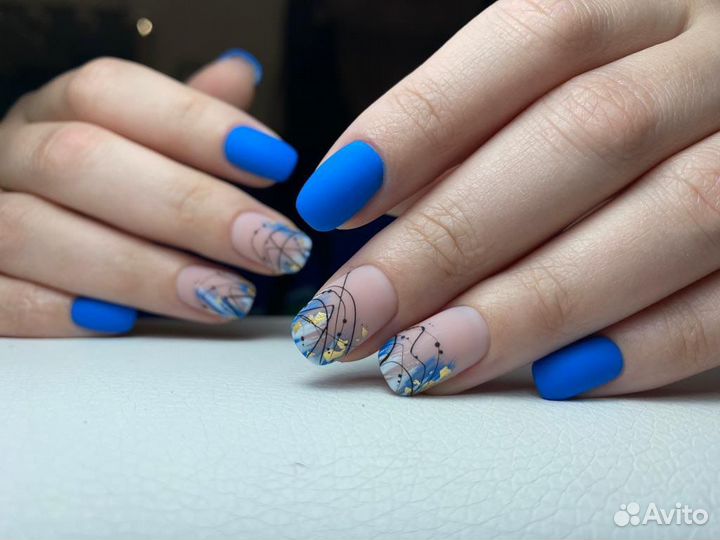 Маникюр с покрытием гель лак