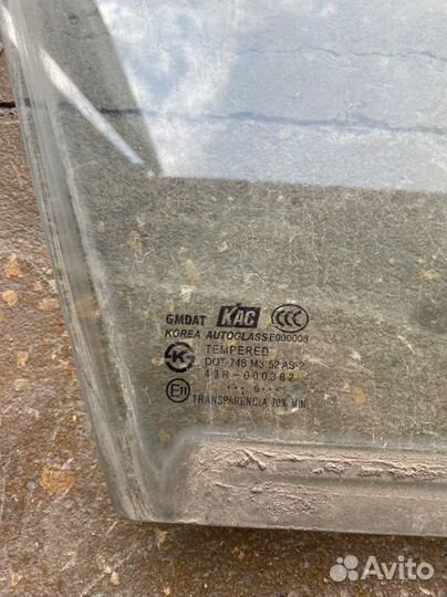 Стекло правое переднее chevrolet lacetti