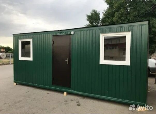 Бытовка (офисная) с 2 комнатами и входным тамбуром