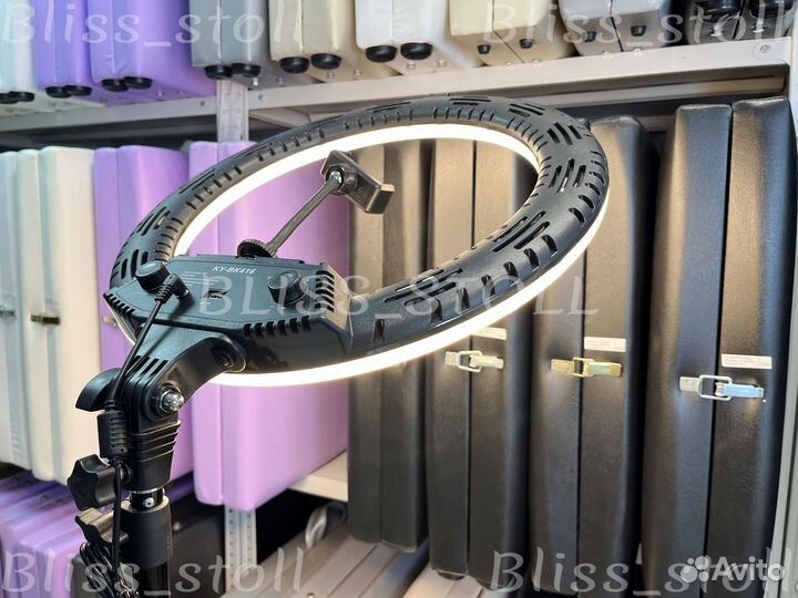 Кольцевая лампа 45 см с усиленным штативом