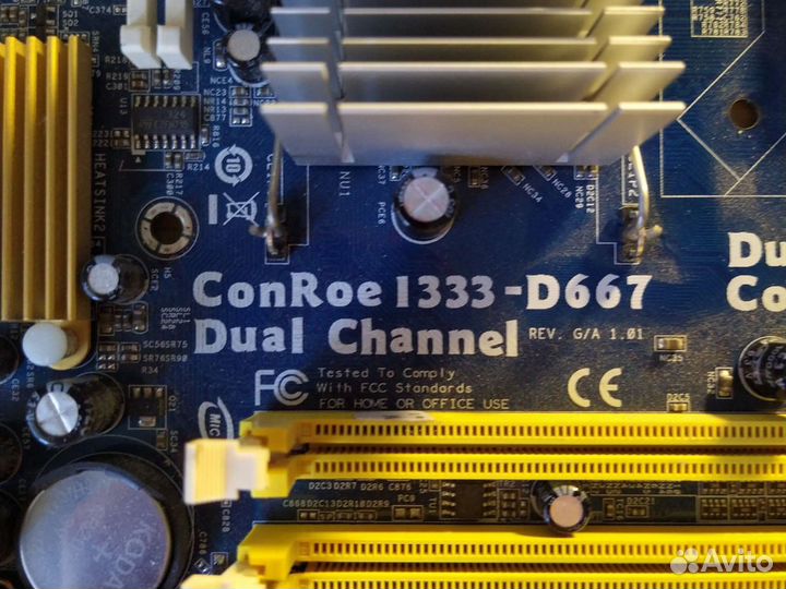 Материнская плата ASRock с процессором intel Core