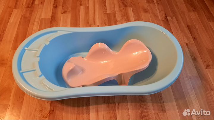 Детская ванночка и горка для купания