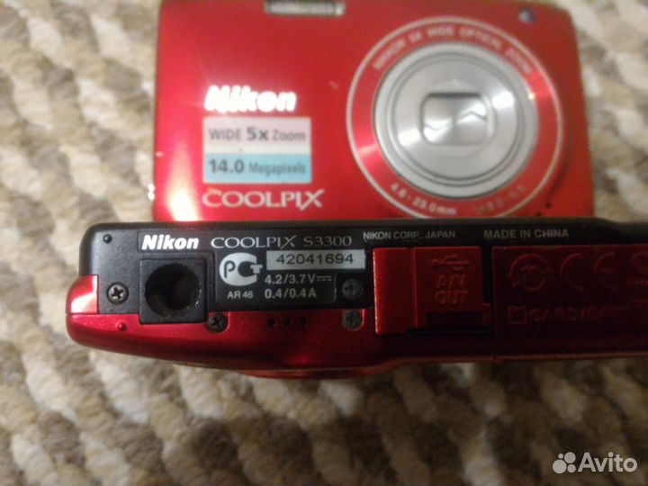 Nikon coolpix s3300 и s3100 ошибка объектива